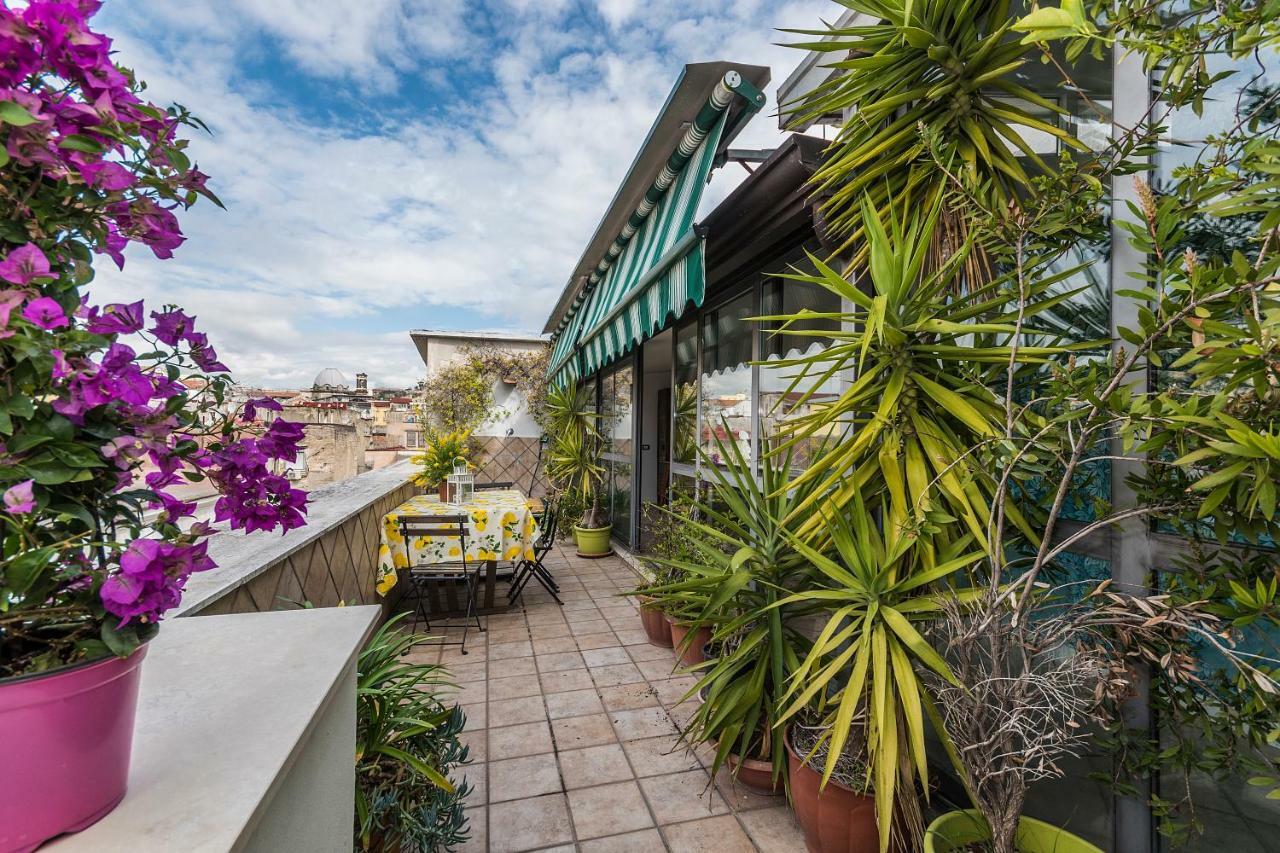 Apartamento Historical Naples With Panoramic Terrace Exterior foto